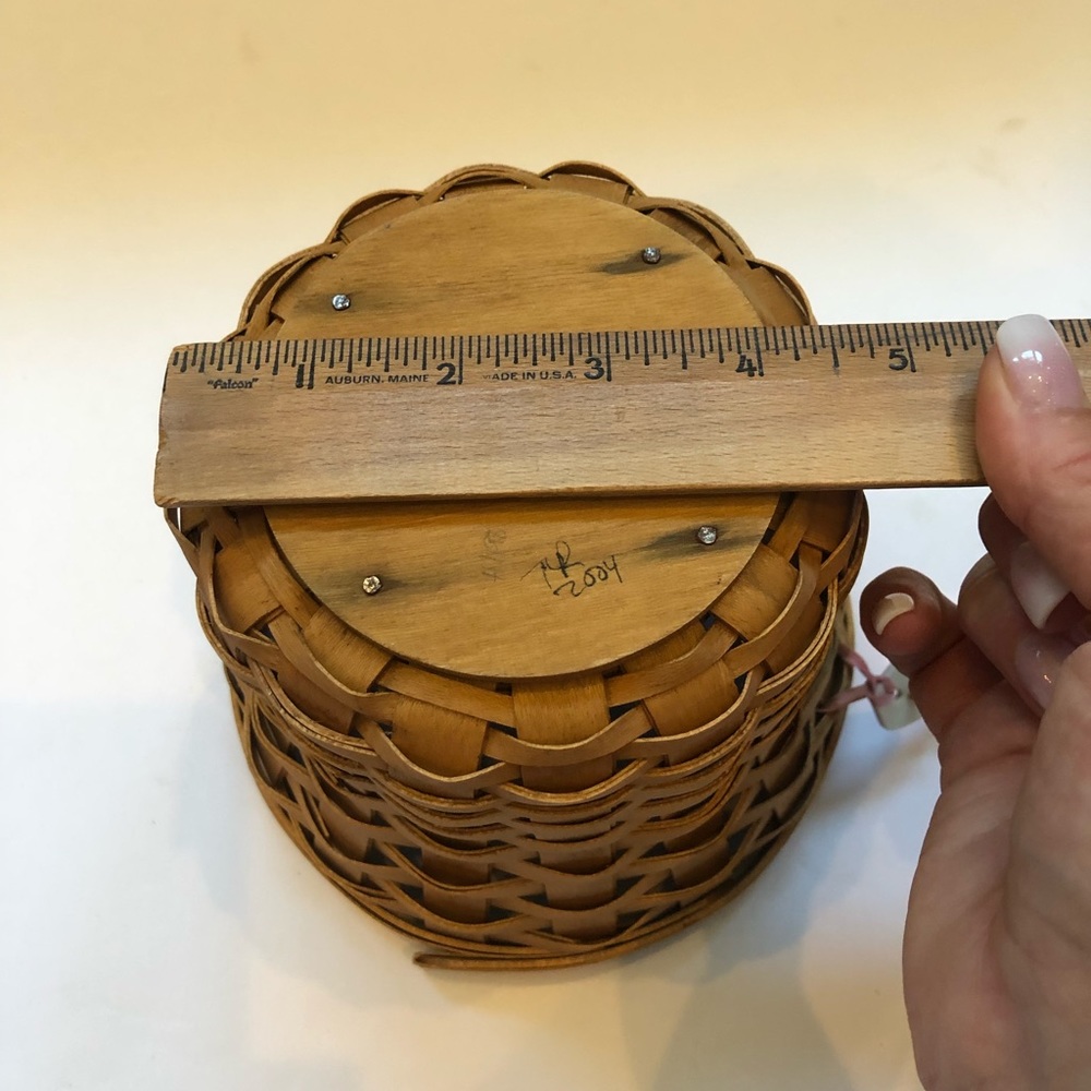 Longaberger Horizons of Hope breast cancer Tag & U shape basket - Picture 6 of 8